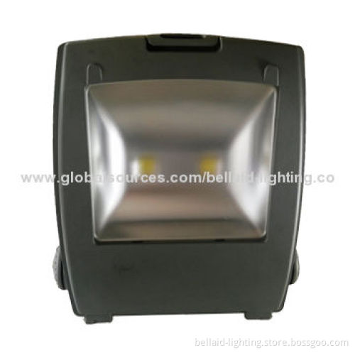 100W LED floodlight, IP65, Bridgelux LED source, Meanwell power, 90-100lm/W